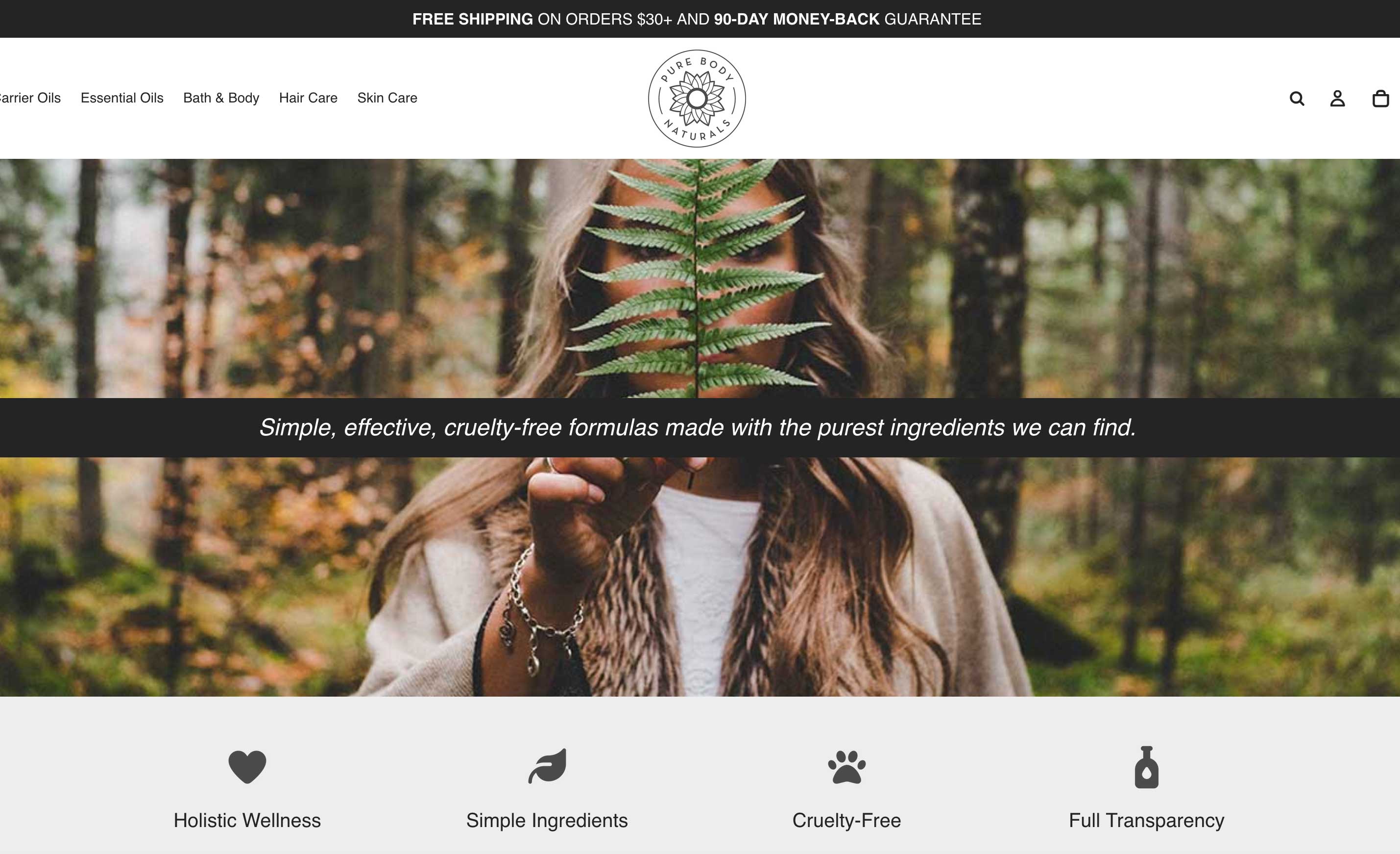 Pure Body Naturals Has a New Home Online