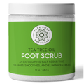 Jar of Pure Body Naturals Tea Tree Oil Foot Scrub on a white background