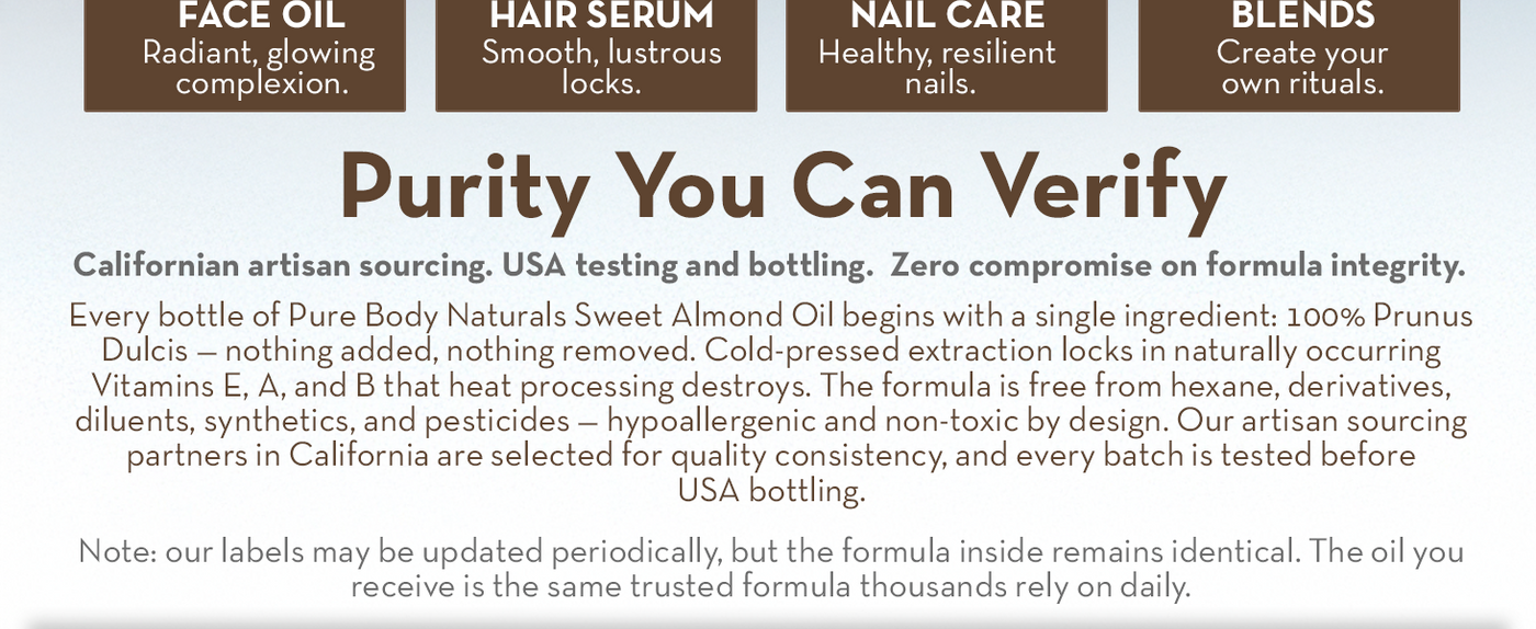 Cold Pressed Sweet Almond Oil detail 3