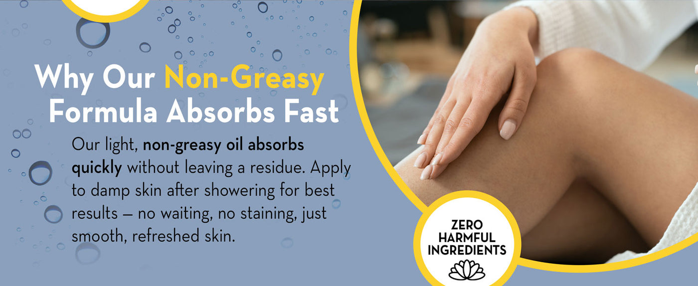 100% Natural Massage Oil detail 2