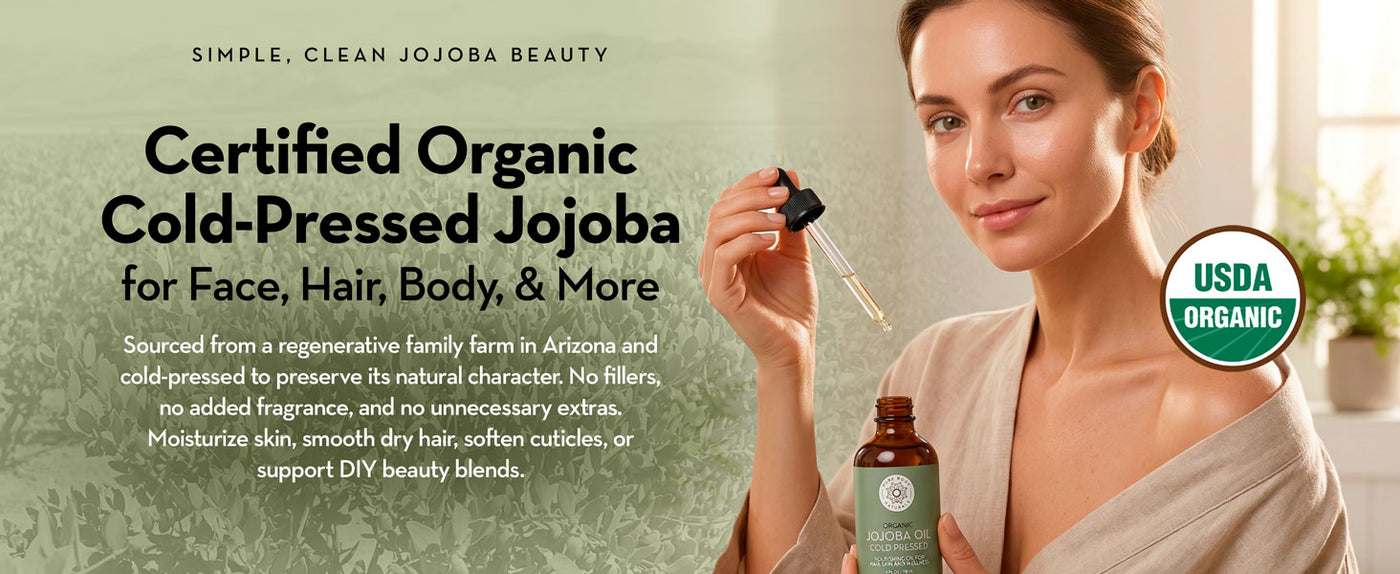 Organic Cold Pressed Jojoba Oil, 4 Fl Oz detail 1