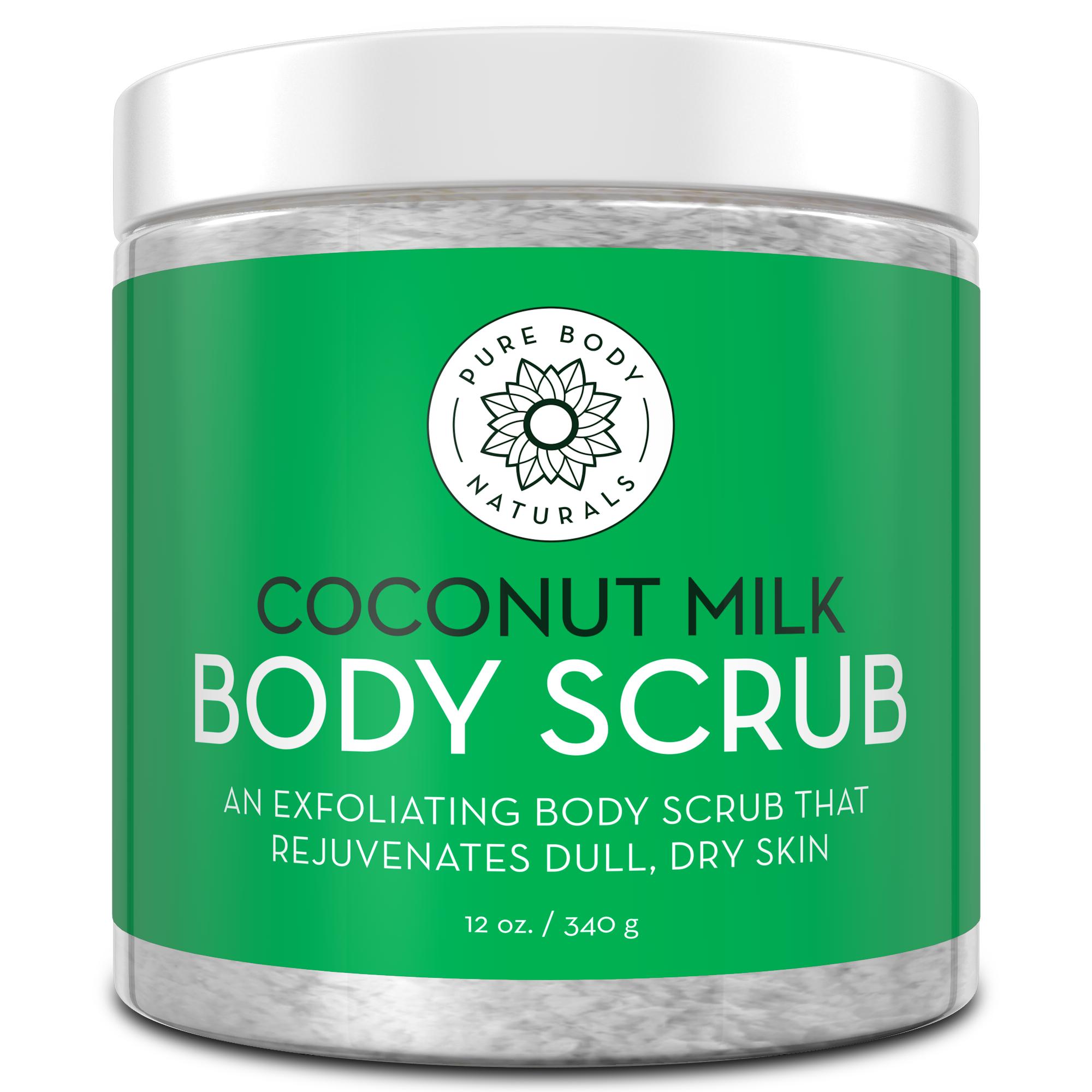 Coconut Milk Exfoliating Body Scrub Pure Body Naturals